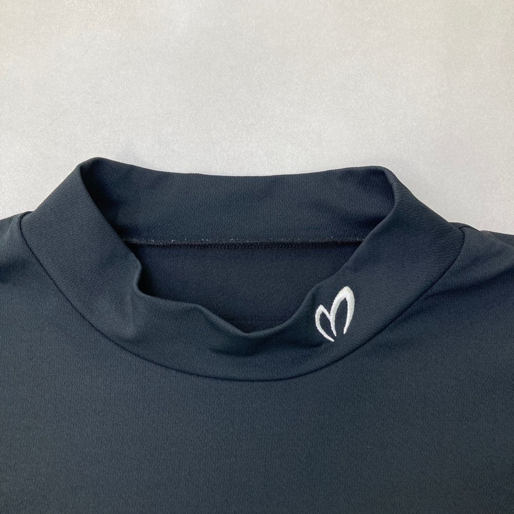 公式通販店舗! サイズ 6 MASTER BUNNY EDITION マスターバニーエディション 2025年 半袖ハイネックTシャツ ブラック系 240101538358 ゴルフウェア メンズ ストスト