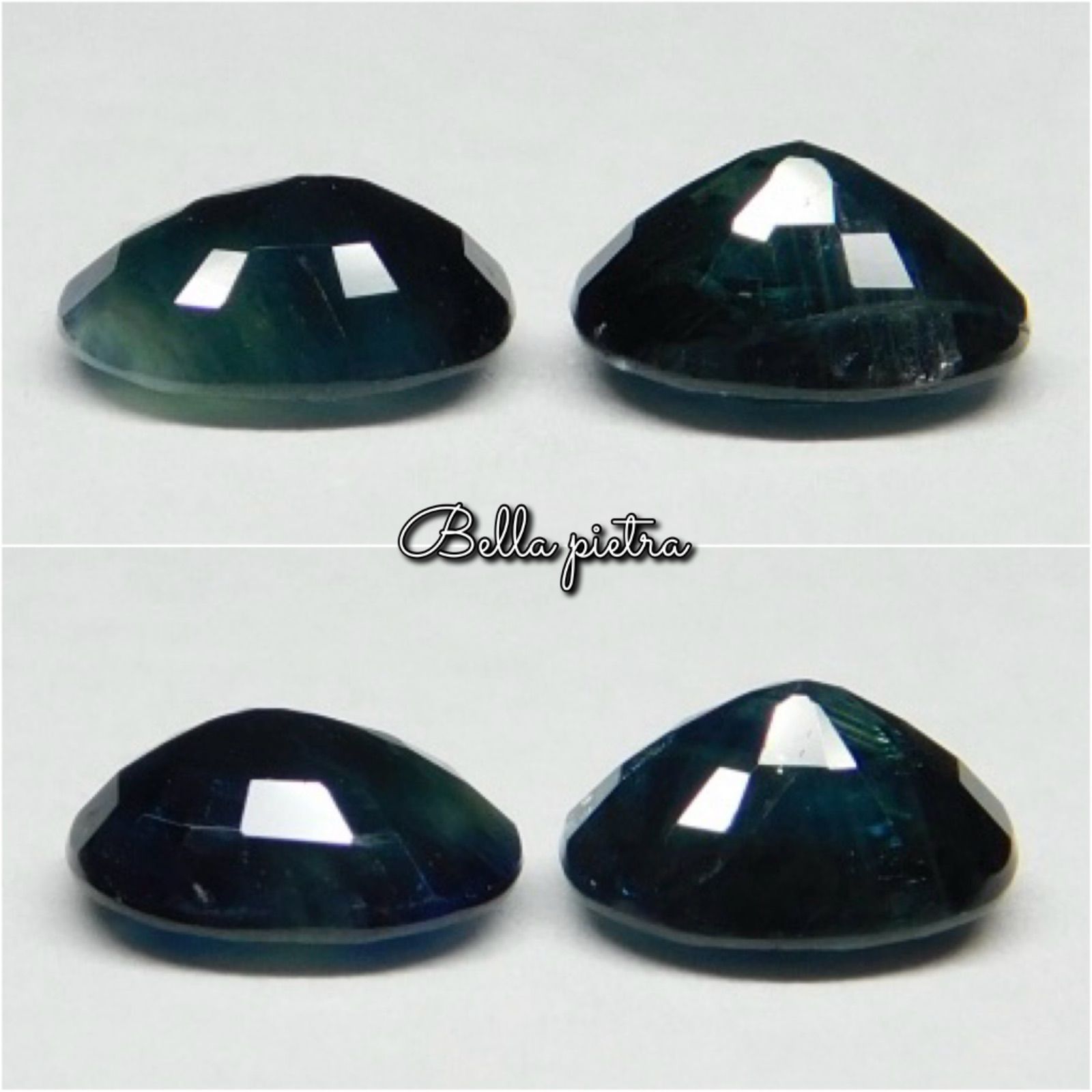 合計1.67ct☆希少☆天然バイカラーサファイア コランダム 2点
