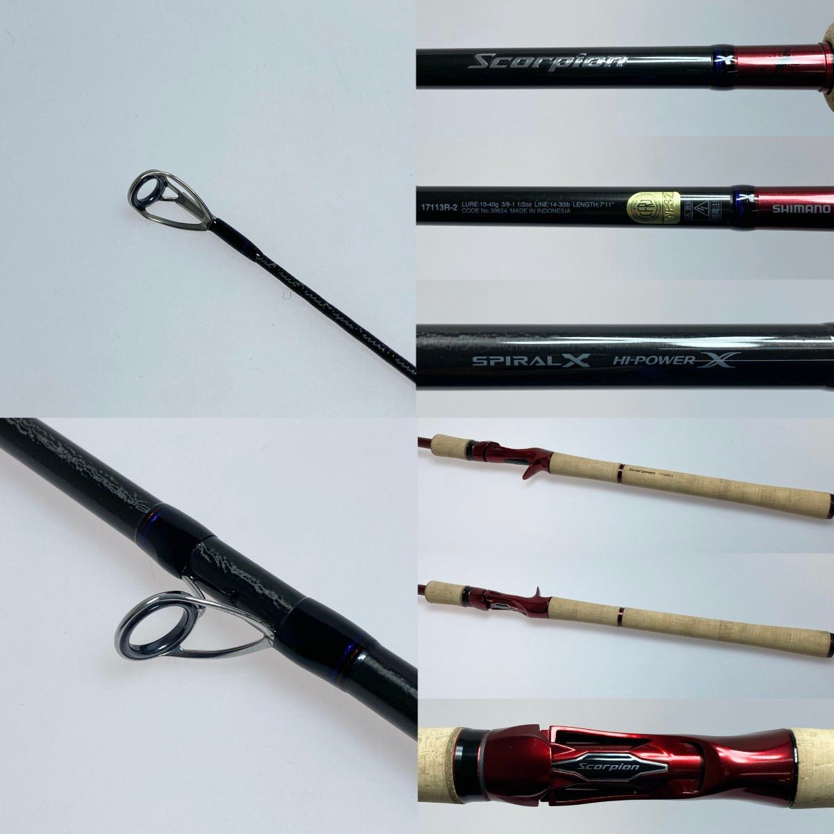 ☆新品未使用品☆ SHIMANO Scorpion 17113R-2 Shimano Scorpion 17113R-2 Baitcasting Rod for Bass