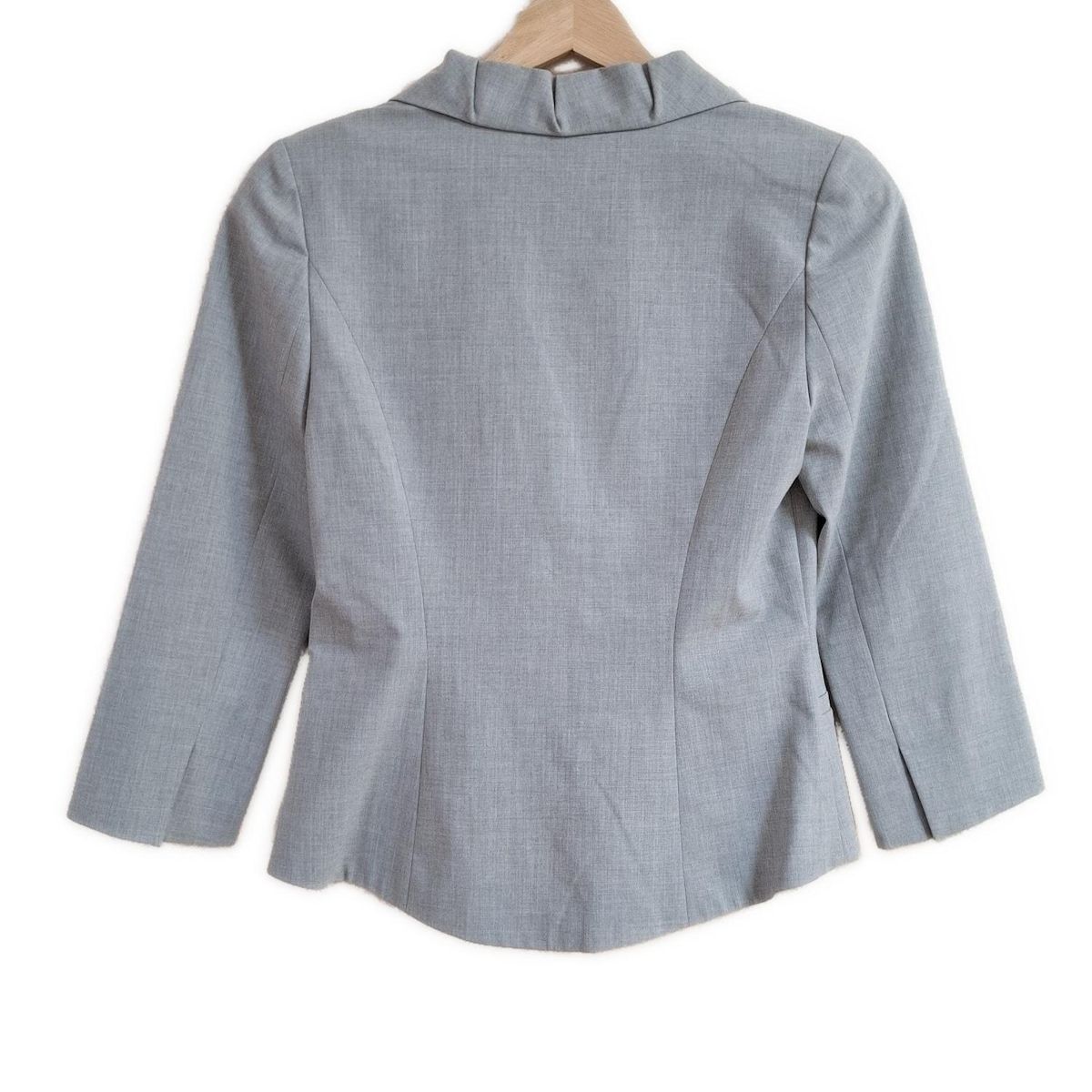 *美品* FOXEY NEWYORK ノーカラージャケット　38 美品✨フォクシーニューヨーク ノーカラージャケット ダーク
