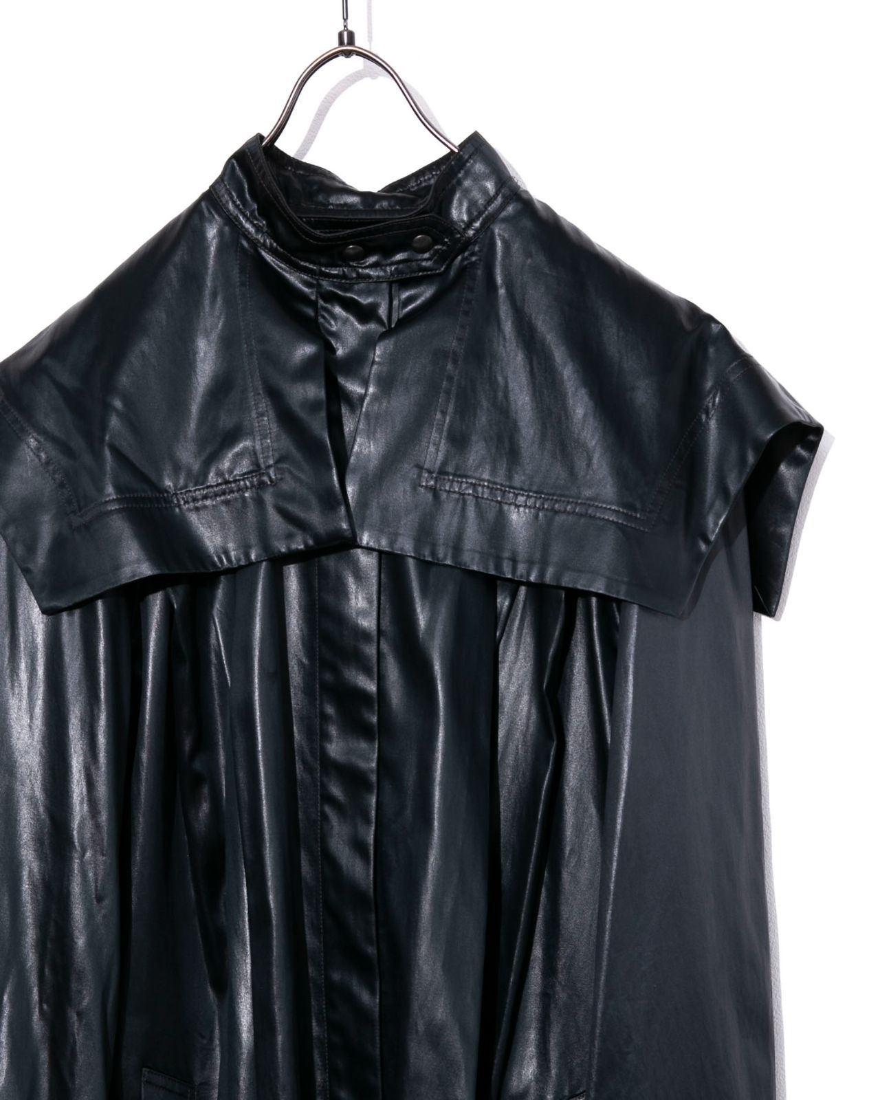 FUMIKA UCHIDA フミカウチダ サテン セーラーカラー トレンチコート FUMIKA UCHIDA フミカウチダ サテン セーラーカラー トレンチコート