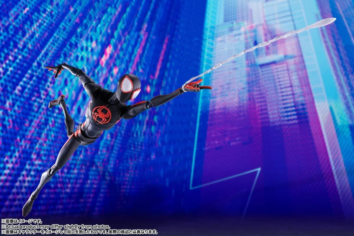 BANDAI SPIRITS(バンダイ スピリッツ) S.H.フィギュアーツ スパイダーマン:アクロス・ザ・スパイダーバース スパイダーマン(マイルス・モラレス) 約155mm ABS&PVC製 塗装済み可動フィギュア