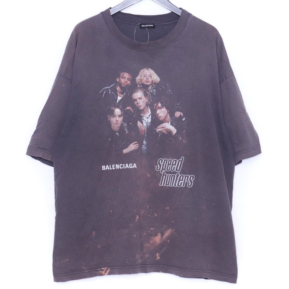 BALENCIAGA スピードハンターズ プリント Tシャツ XLサイズ ブラック