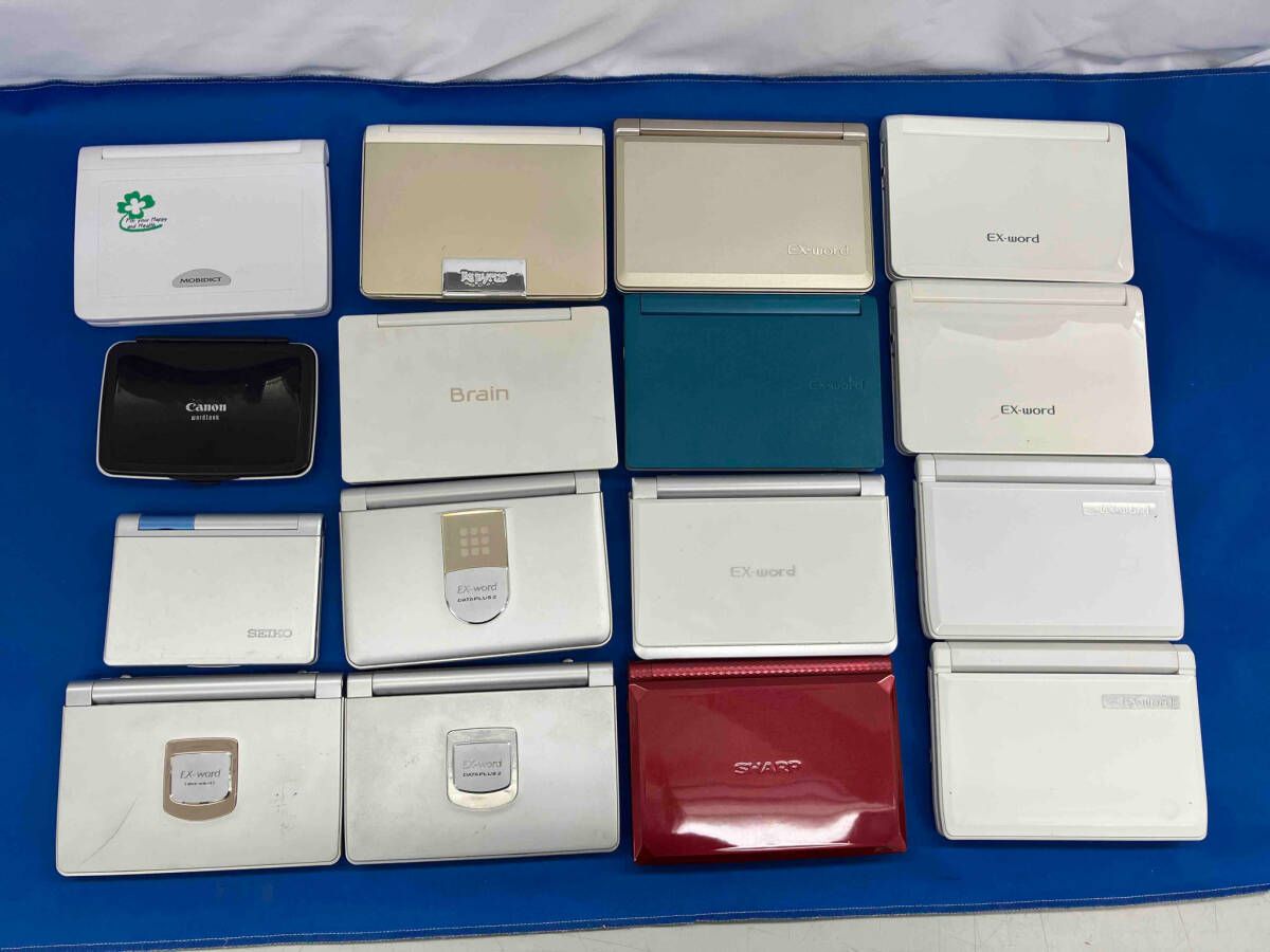 ジャンク品 動作未 CASIO SHARP CITZEN SEIKO Canon 電子辞書16個