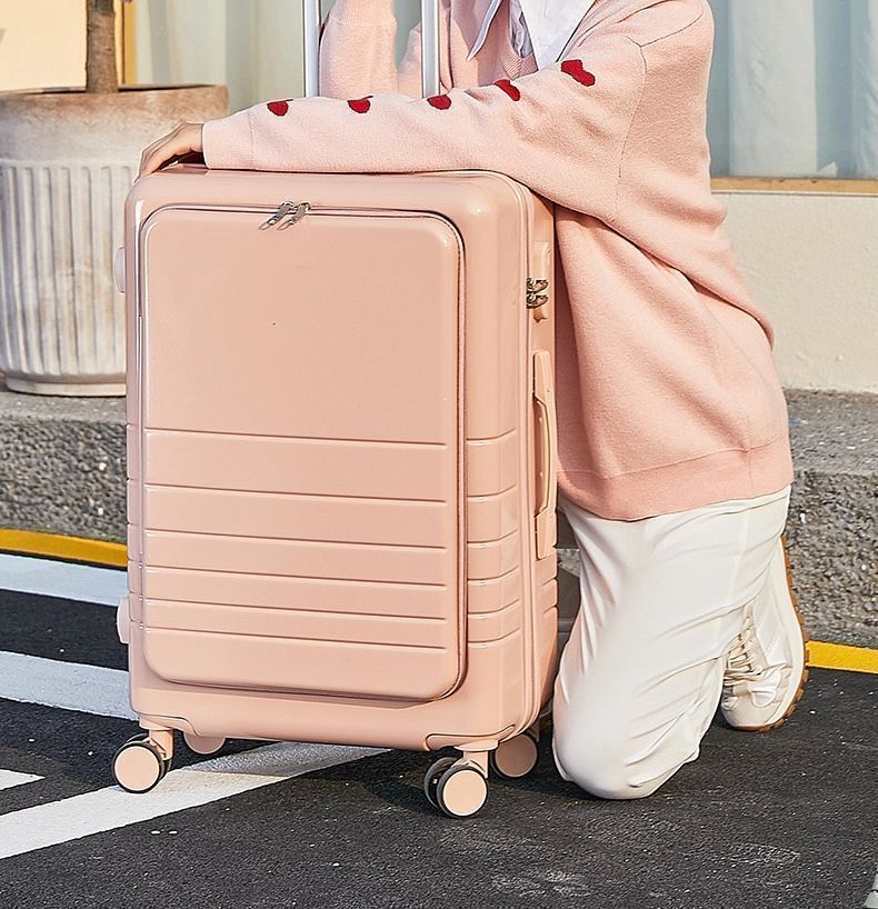 ピンクスーツケース 機内持ち込み可能Sサイズ20インチ軽量キャリーケースキャリーバッグ
