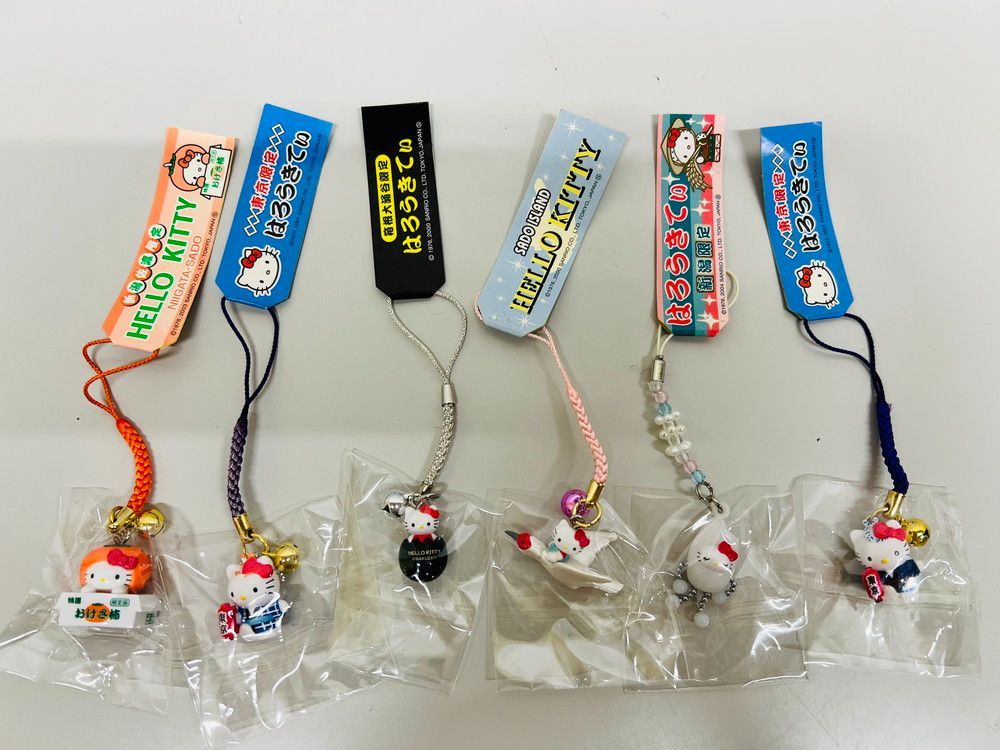 サンリオ HELLO KITTY ハローキティ ご当地 根付け ストラップ 関東 信州 41個セット