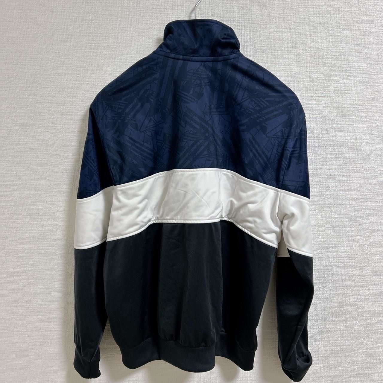 美品】adidas originalトレフォイル刺繍ロゴ総柄2XL相当 - メルカリ