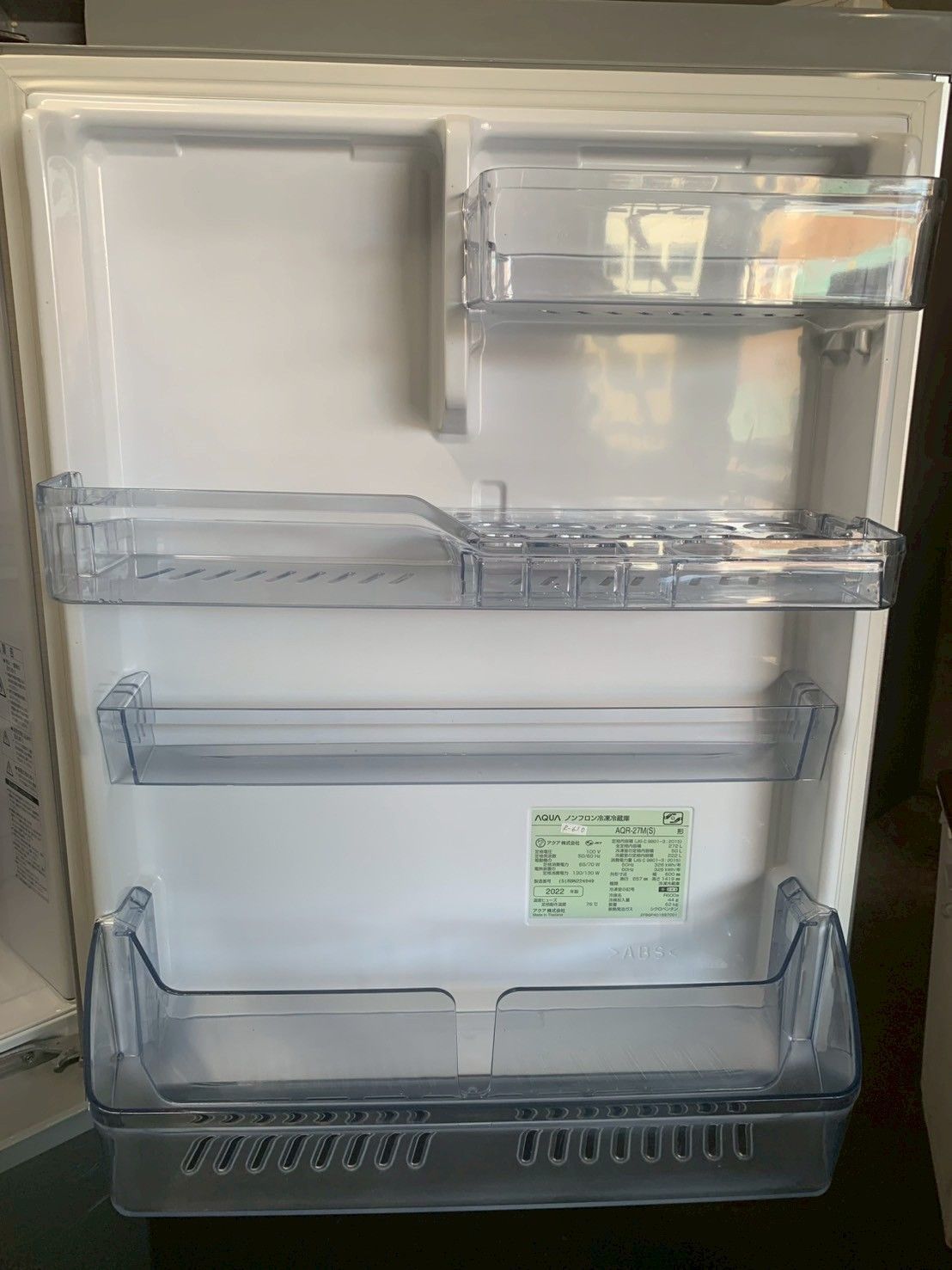 大阪送料無料★3か月保障付★冷蔵庫★2022年★AQR-27M(S)★R-630 大阪送料無料☆3か月保障付☆冷蔵庫☆2022年☆AQR-27M(S)☆R-630