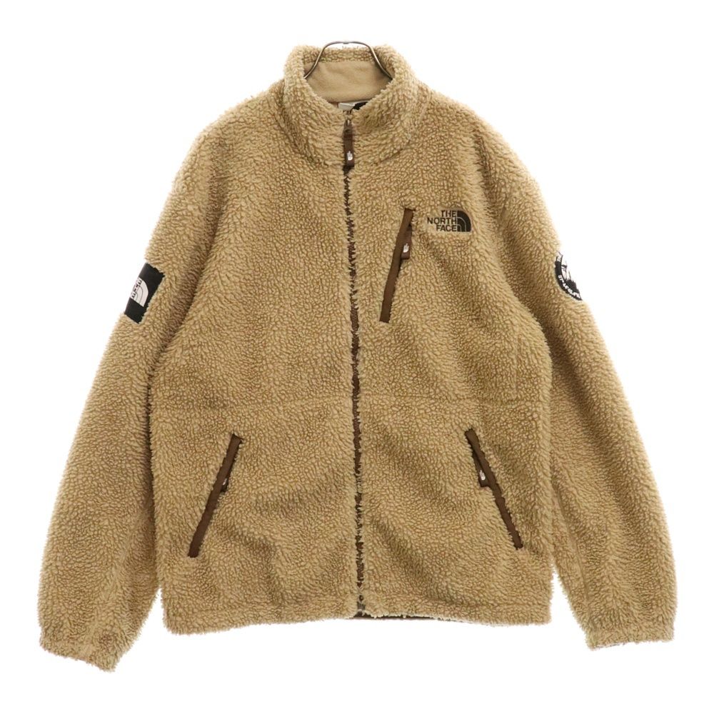 THE NORTH FACE (ザノースフェイス) RIMO FLEECE JACKET ロゴ刺繍 ジップアップ リモ フリースジャケット ベージュ NJ4FN50K