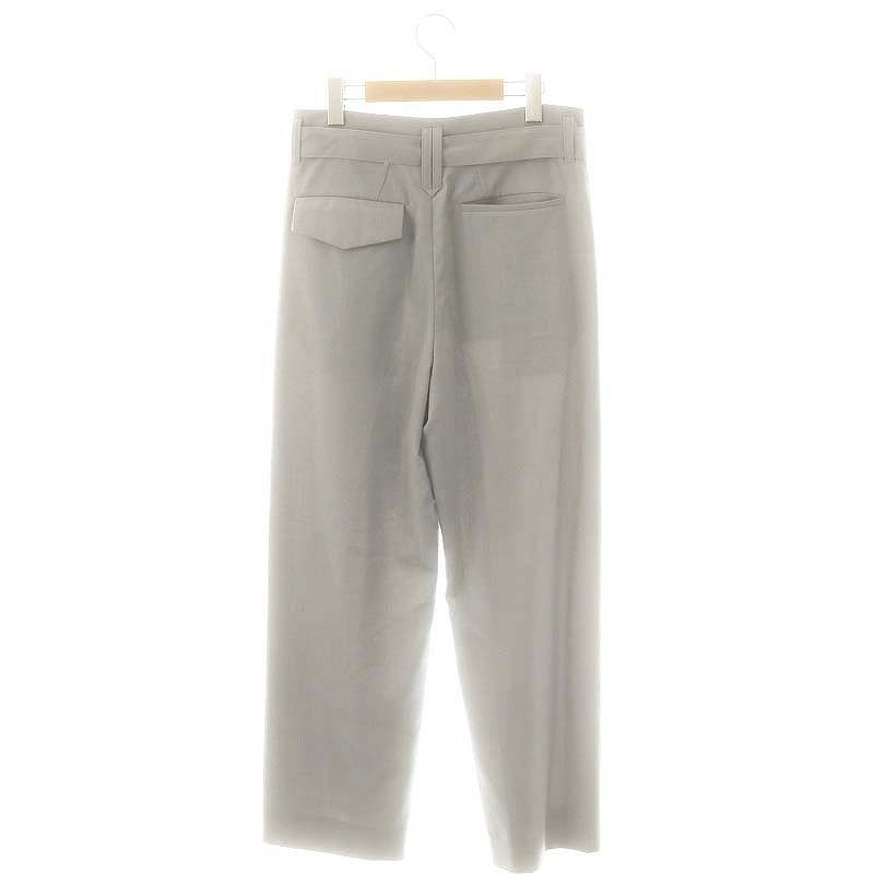 クルニ CULLNI 23AW Washable Twill Tuck Wide Pants with Long