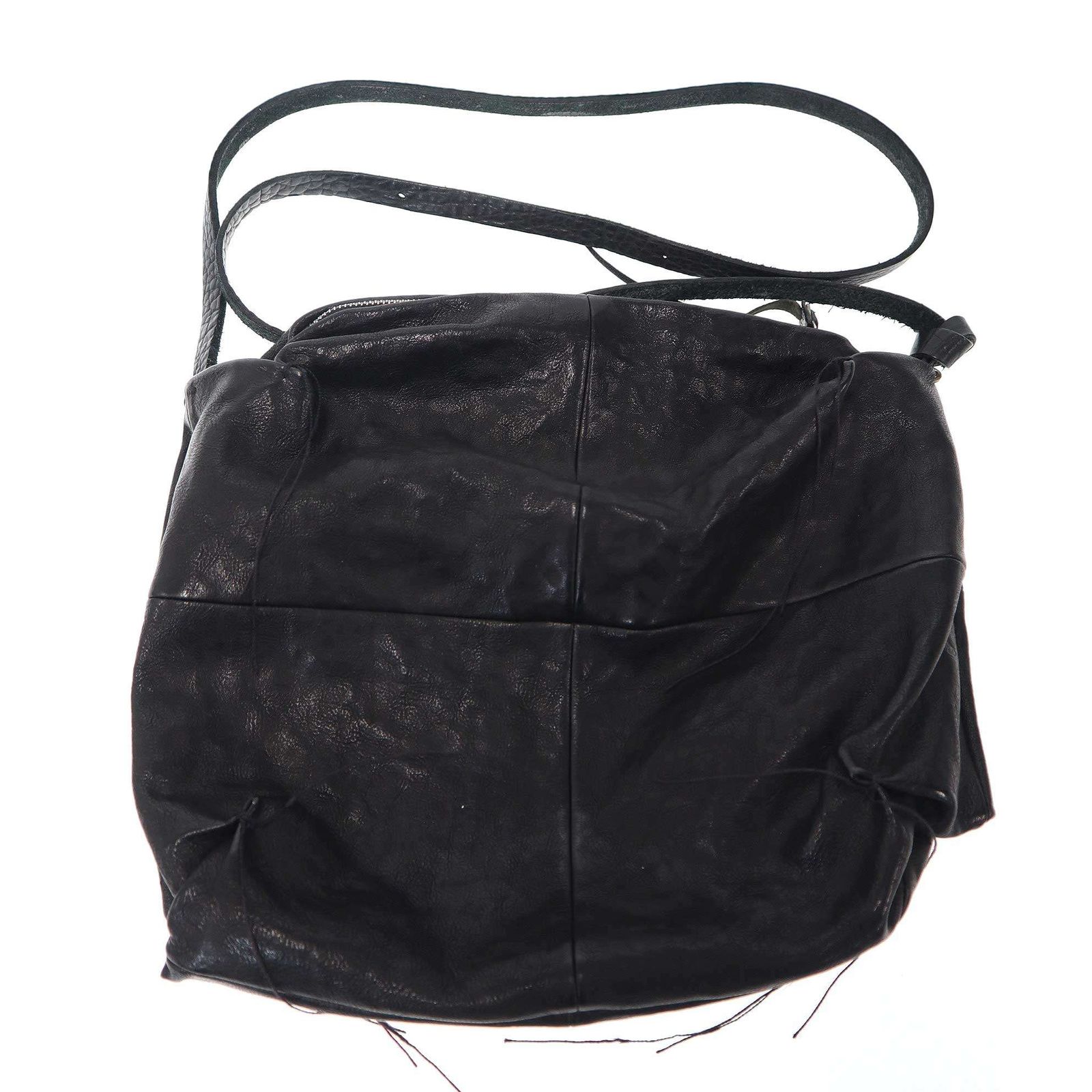 m.a＋ エムエークロス Square Leather Shoulder Bag スクエアレザーショルダーバッグ ブラック -