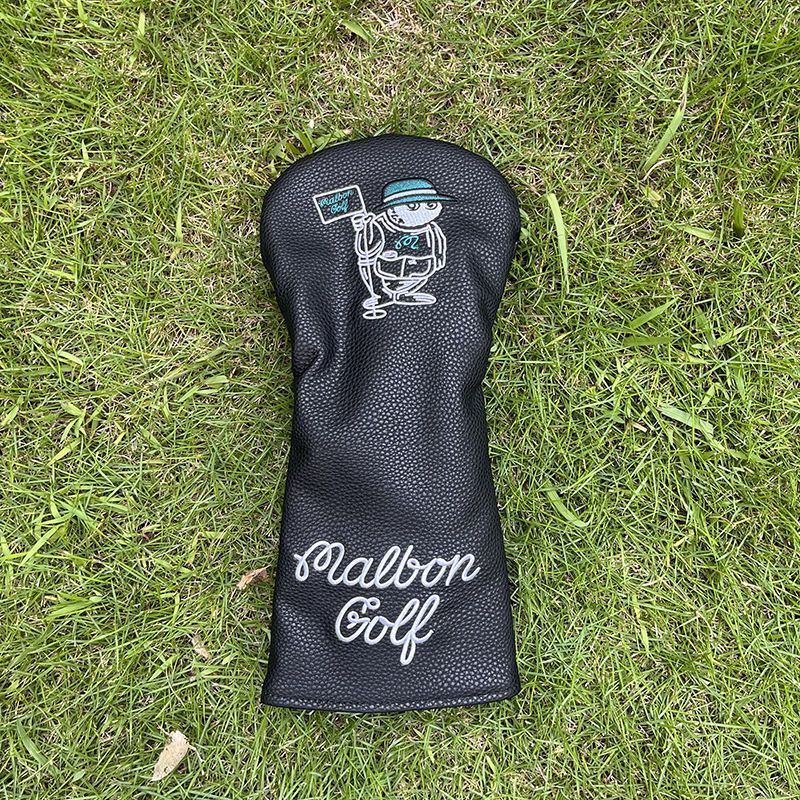 Ryo様malbon golf マルボンゴルフ ヘッドカバー3点セット ブラック Ryo