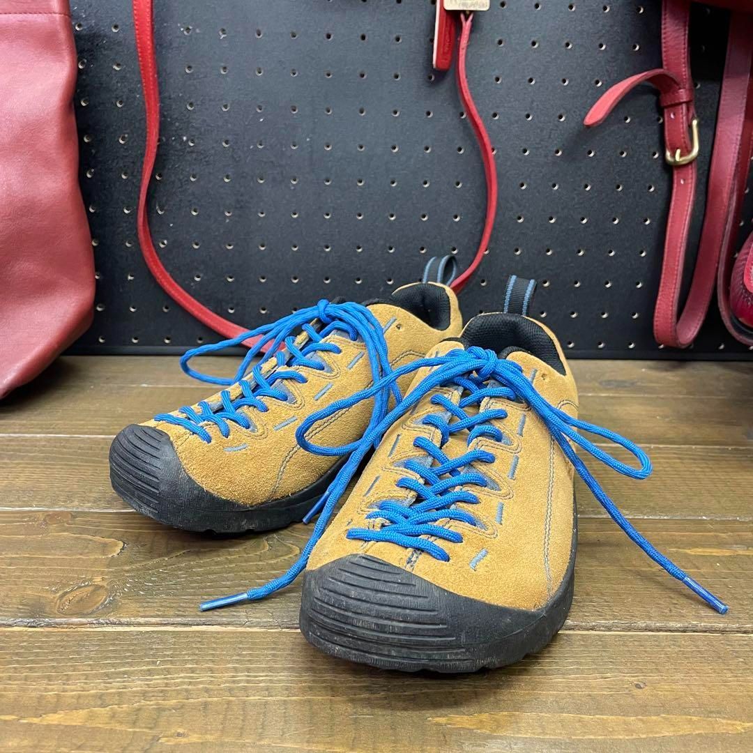 良品 KEEN キーン トレッキングシューズ ベージュ 24.5cm ジャスパー