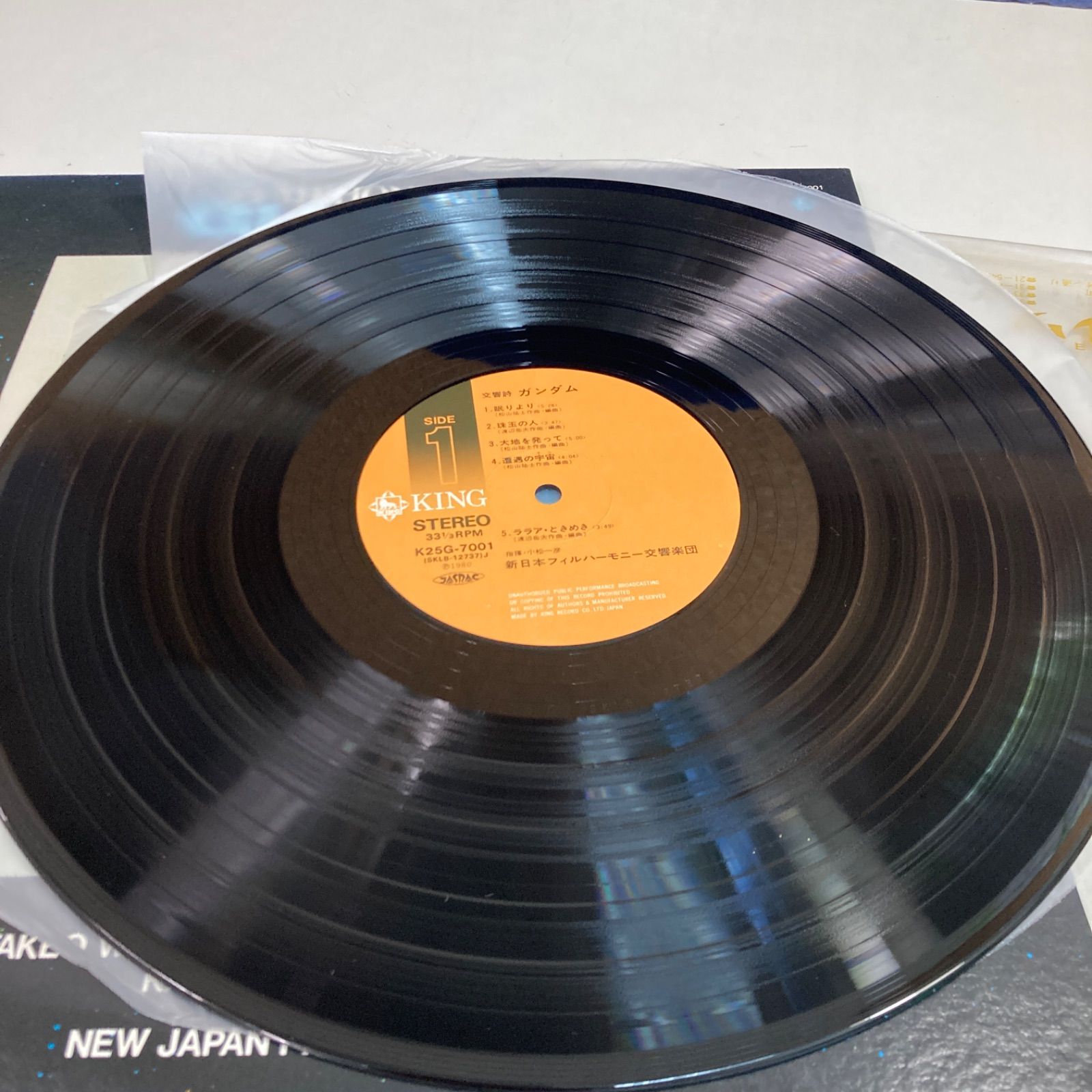 美品 交響詩「機動戦士ガンダム」アナログレコード LPレコー A1