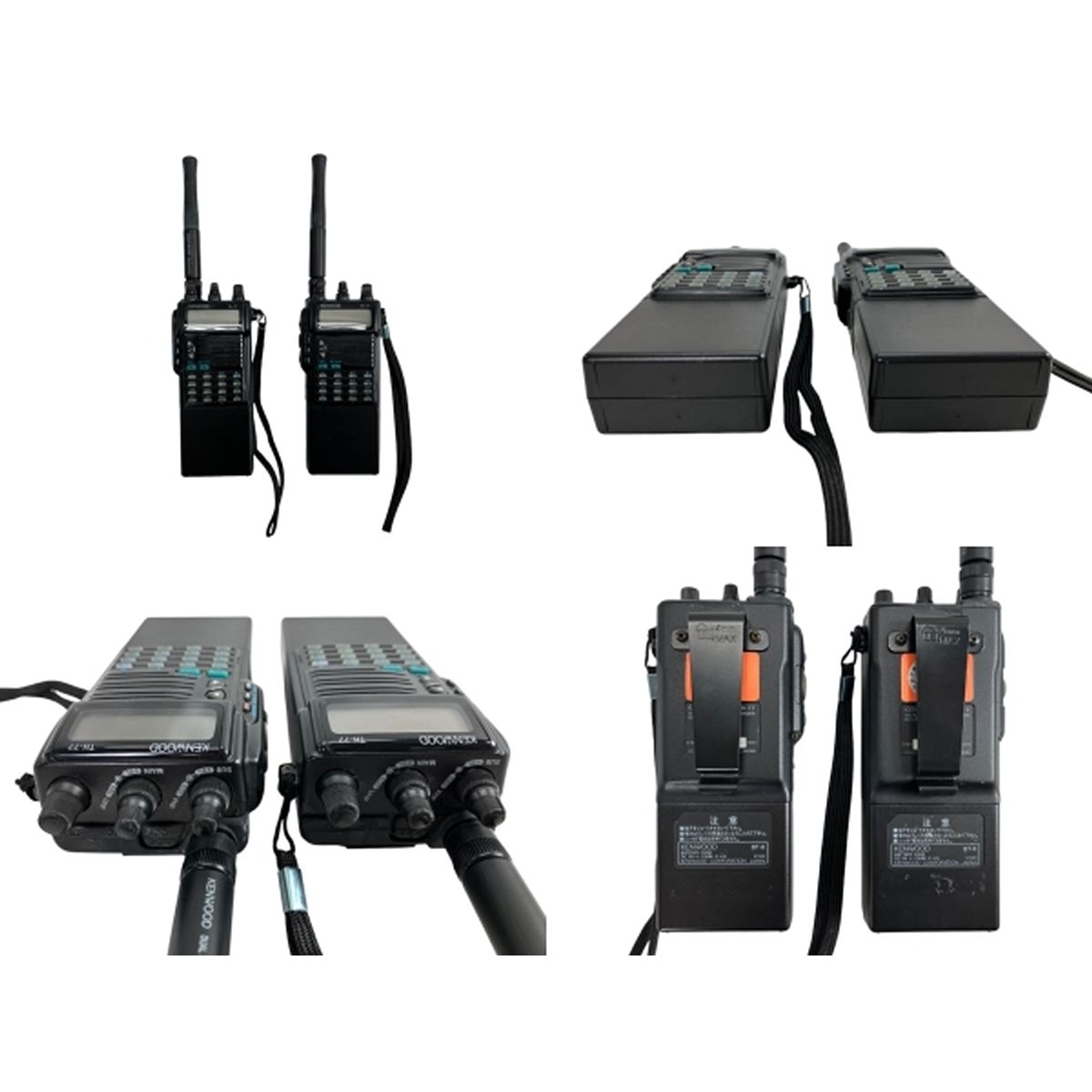 KENWOOD TH-77 / SMC-33 トランシーバー ハンディ機用マイク付き 2点