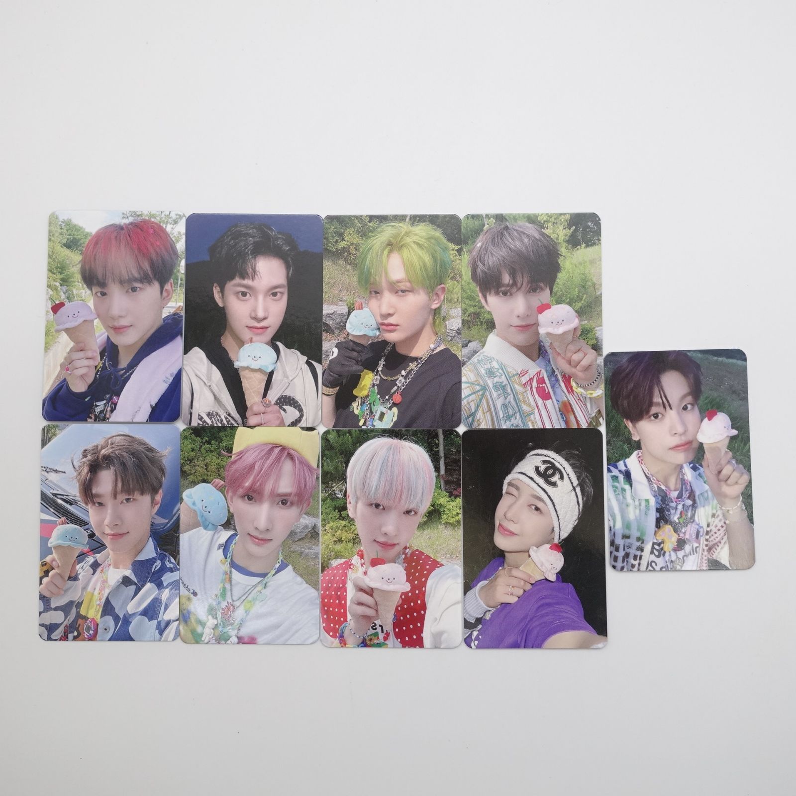 A.C.E トレカ　セット　MAKESTAR特典　ペンサ ATEEZ - ATEEZ アチズ MAKESTAR 当選者特典トレカ 制服 ソンファ