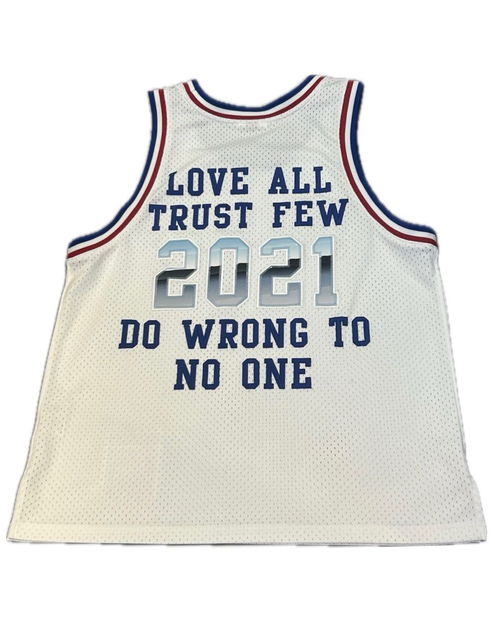 Supreme バスケットボールシャツMitchell & Nessコラボ Supreme Mitchell & Ness Basketball Jersey White