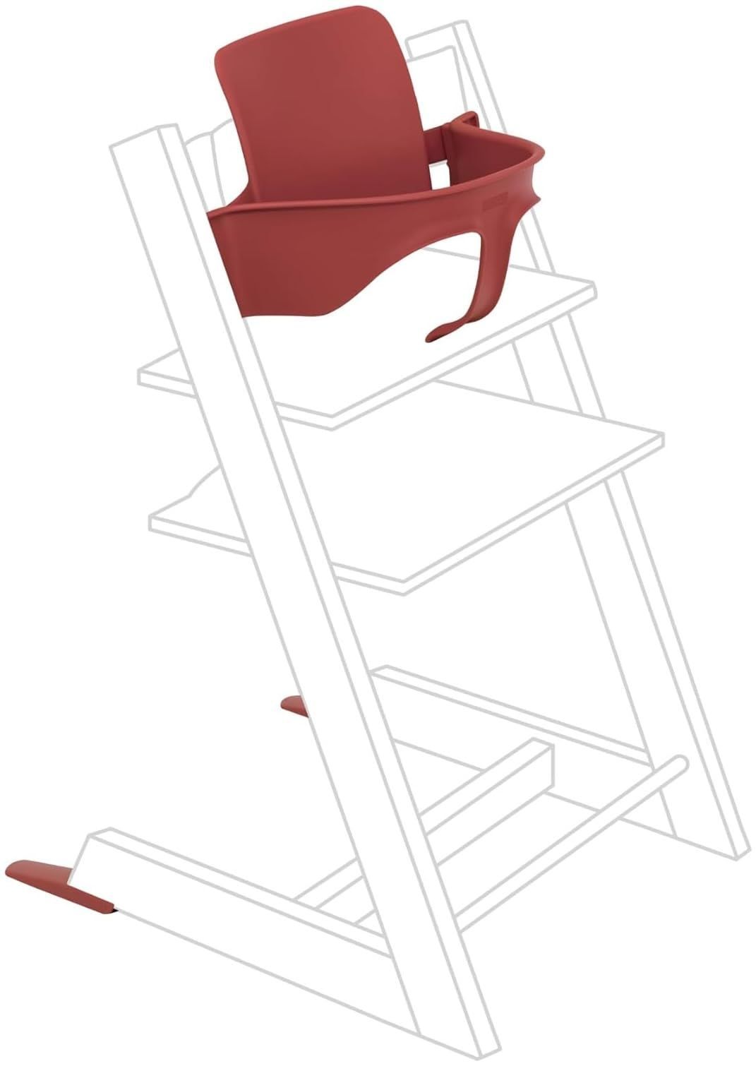 在庫 Stokke ストッケ ベビーチェア ハイチェア 付属品 トリップトラップ 食卓 赤ちゃん 椅子 ベビーセット ウォームレッド 本体別売り