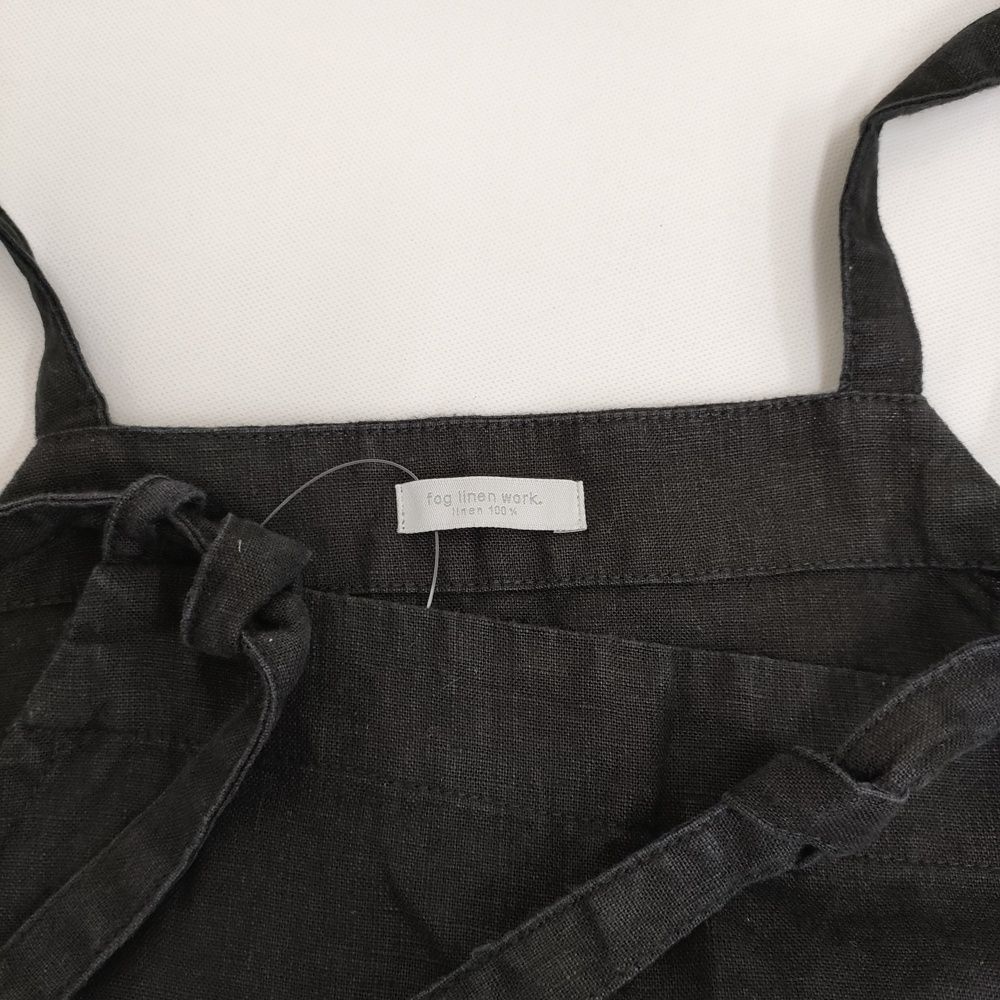 美品　フォグリネンワークス　リネンサロペット　リトアニアリネン　Freeサイズ fog linen work リンサロペット RIN SALOPETTE リトアニアリネン