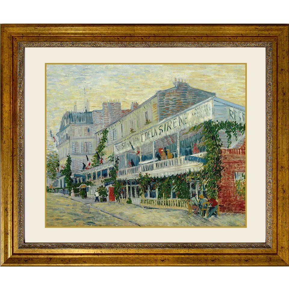 ゴッホ「アニエールのレストラン・ド・ラ・シレーヌ」 複製画