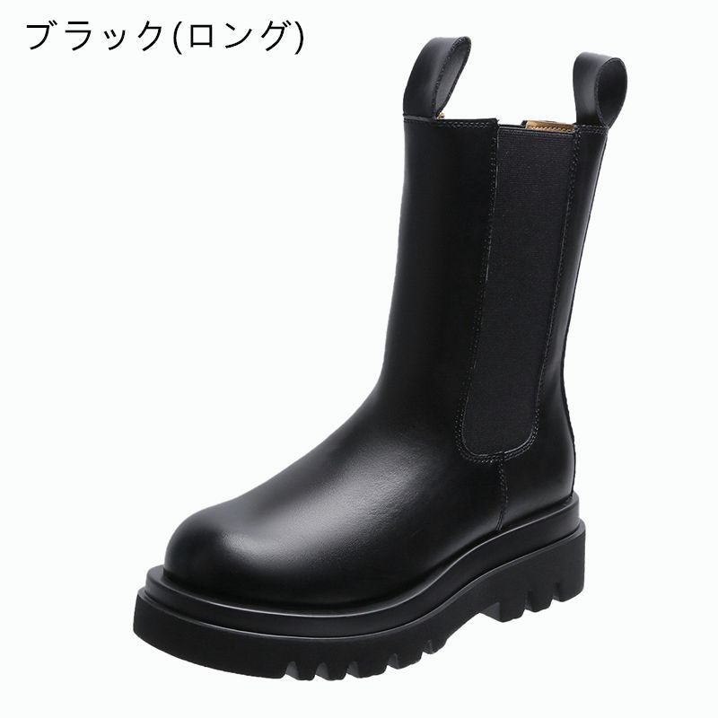 レディース 秋 ブーツ サイドゴア ロングブーツ ショートブーツ