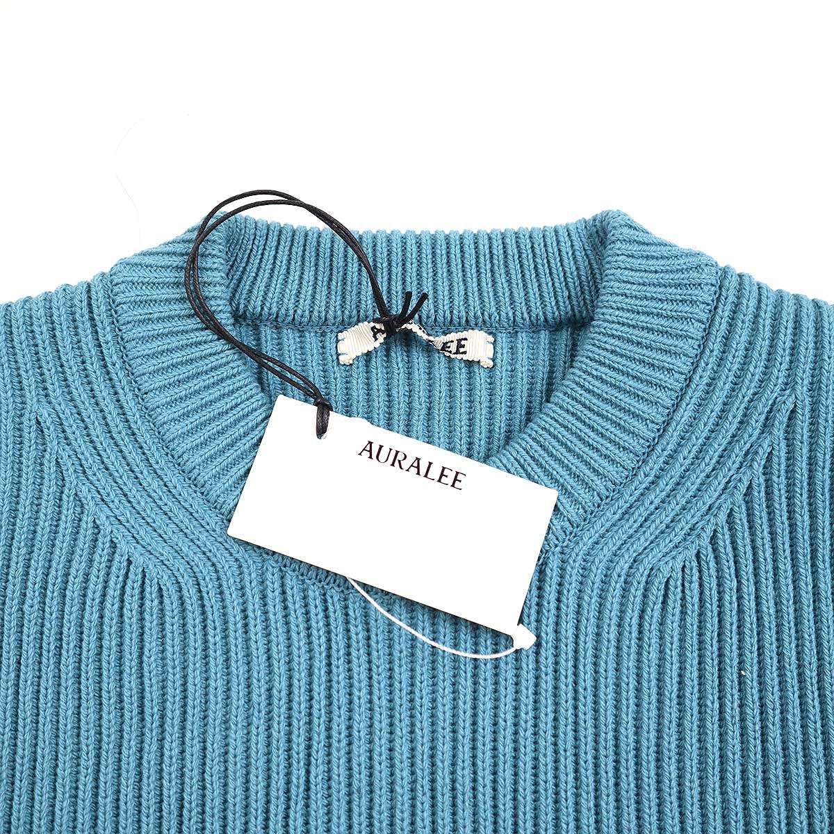 AURALEE オーラリー 22AW SUPER FINE WOOL RIB KNIT BIG P/O ニット