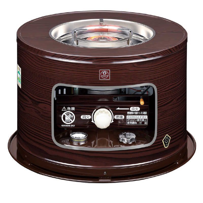 送料無料 ♥ 未開梱 コロナ CORONA 石油こんろ サロンヒーター タンク容量4.9L 木目 KT-1625