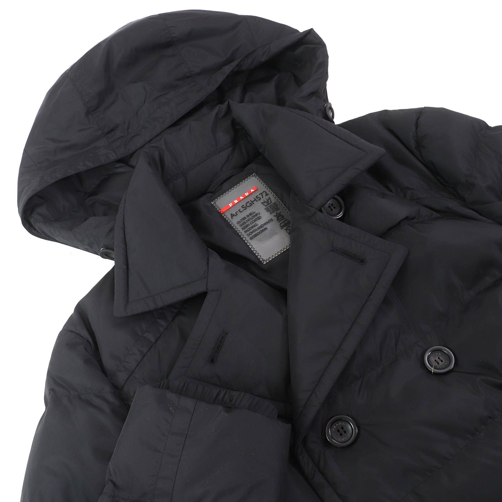 美品△PRADA プラダ SGH572 トライアングルロゴ 三角プレート