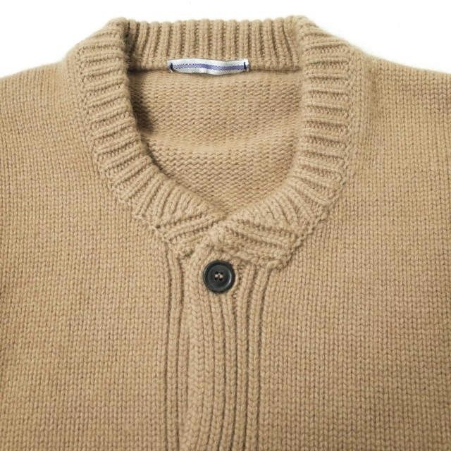 Cristaseya クリスタセヤ イタリア製 BABY CAMEL HAIR CREW NECK LONG CARDIGAN ベビーキャメルクルーネックロングカーディガン  U BEIGE ニット コート ユニセックス トップス g8724 - メルカリ