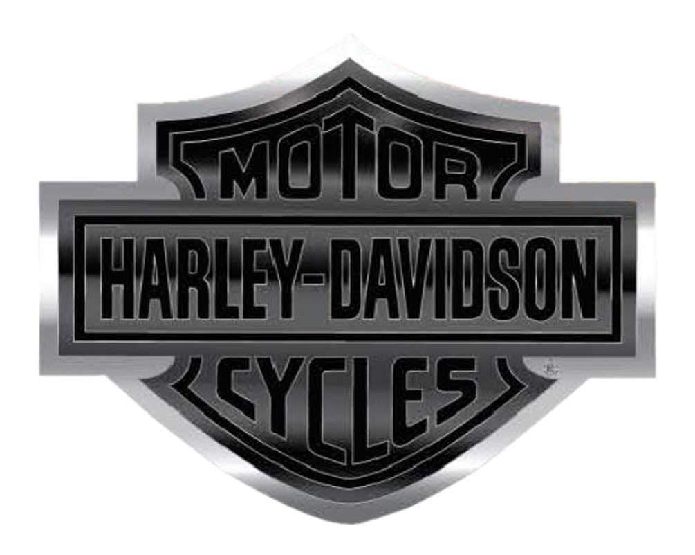 Wisconsin Harley-Davidson バーu0026シールドロゴ 折り曲げ可能 アルミデカール ブラック/シルバー CG41713 