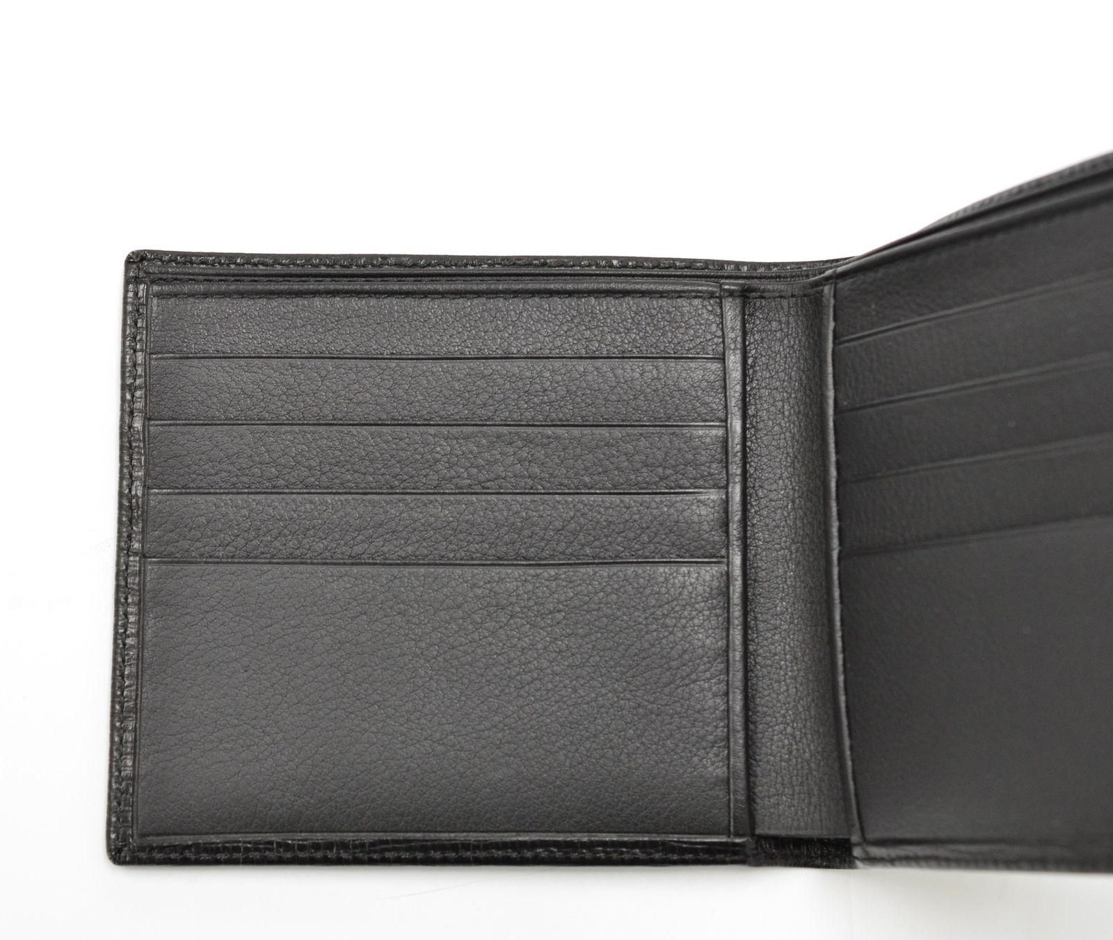 ロエベ(LOEWE) 型押しレザー アナグラム 札入れ 119.34.302 ブラック  