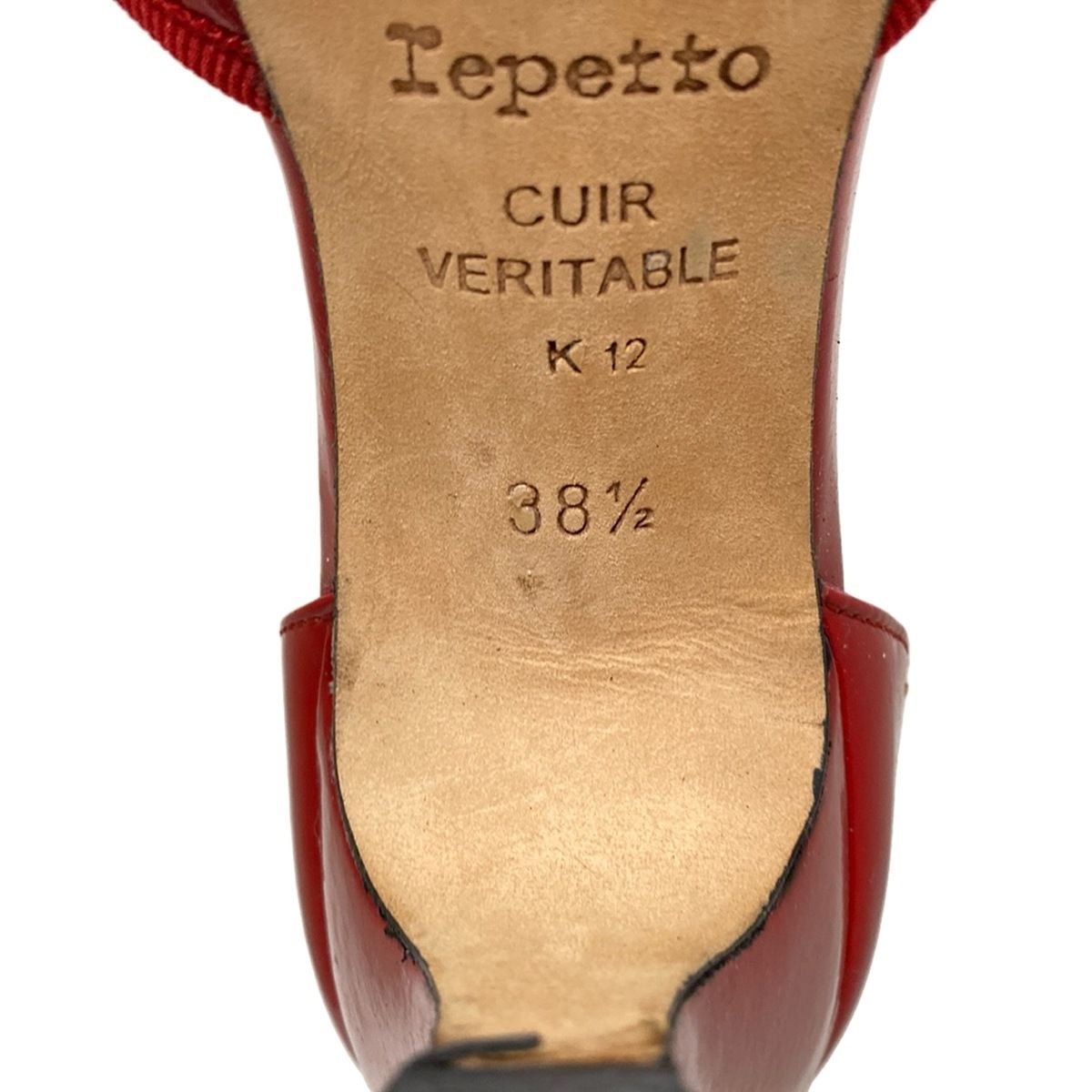 repetto レペット　レッド　38 Repetto 〇レペット repetto CENDRILLON （レッド