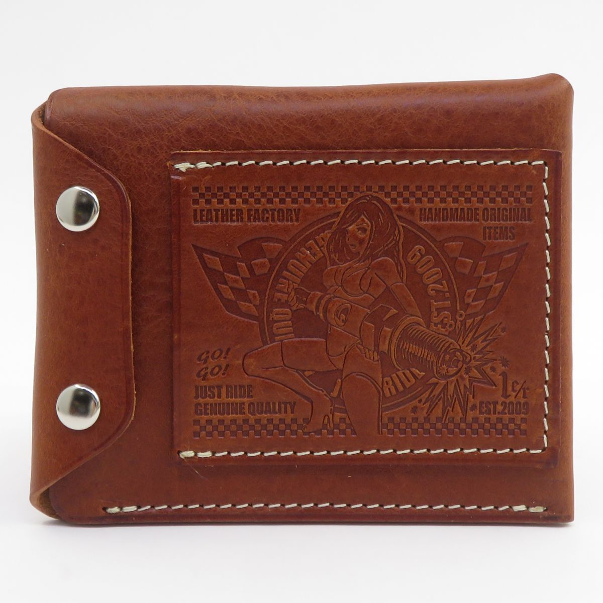 Gosukeya Leather 五助屋レザー SparkGirl ライダースミニウォレット ブライドルレザー 財布