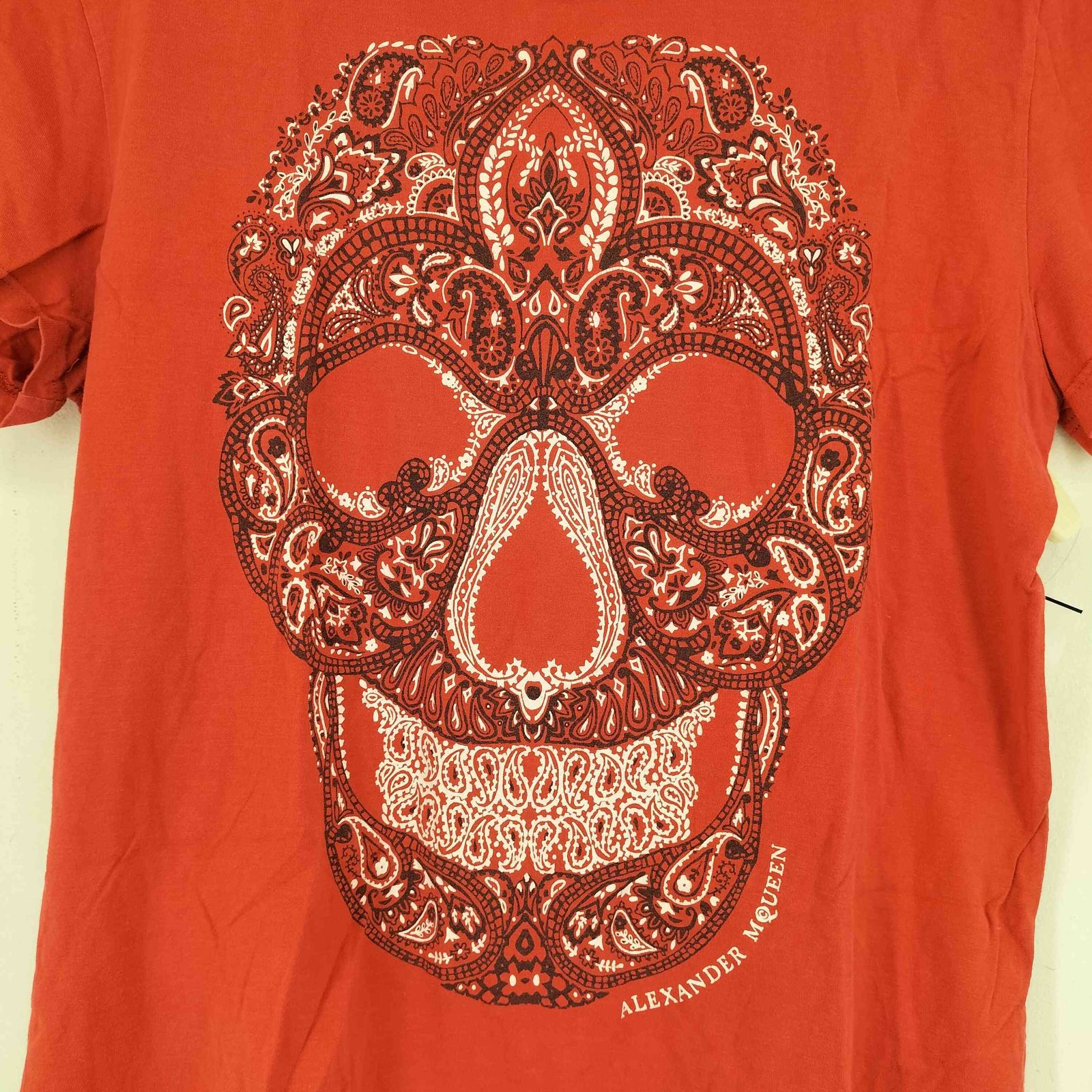 ALEXANDER MCQUEEN 赤 スカルTシャツ 【公式通販】