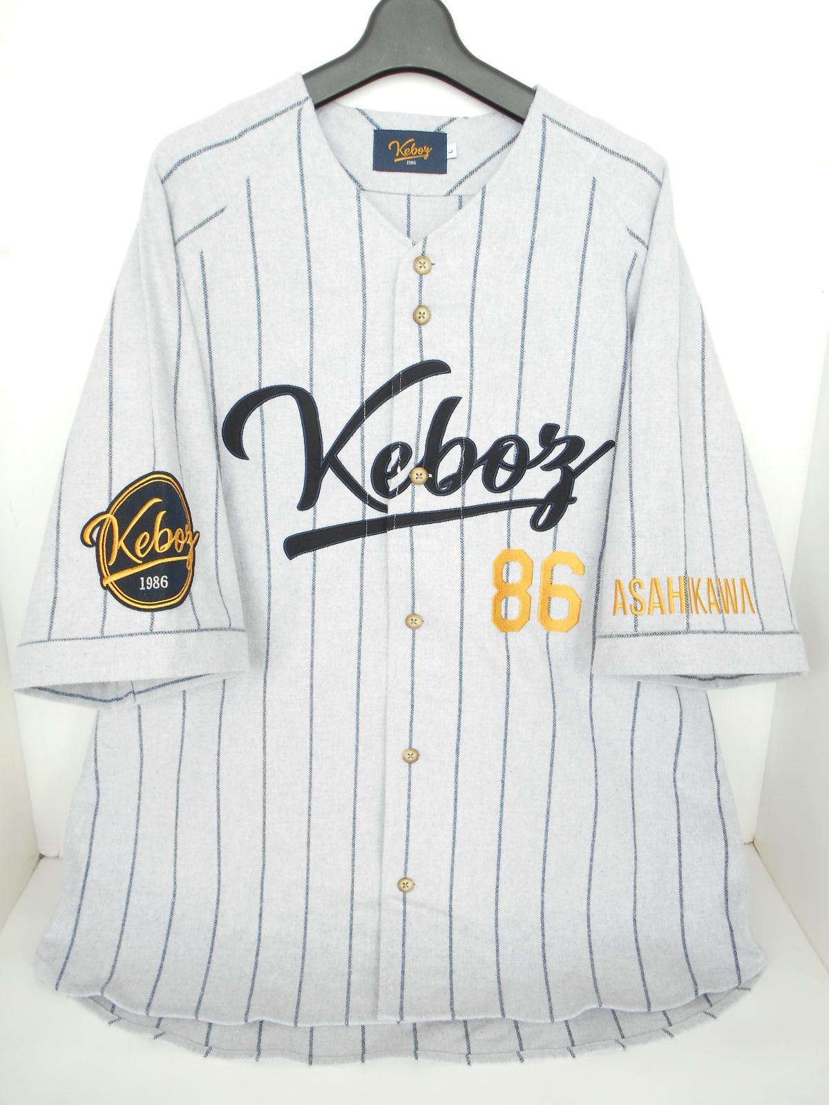 KEBOZ×FREAK'S STORE ケボズベースボールシャツ