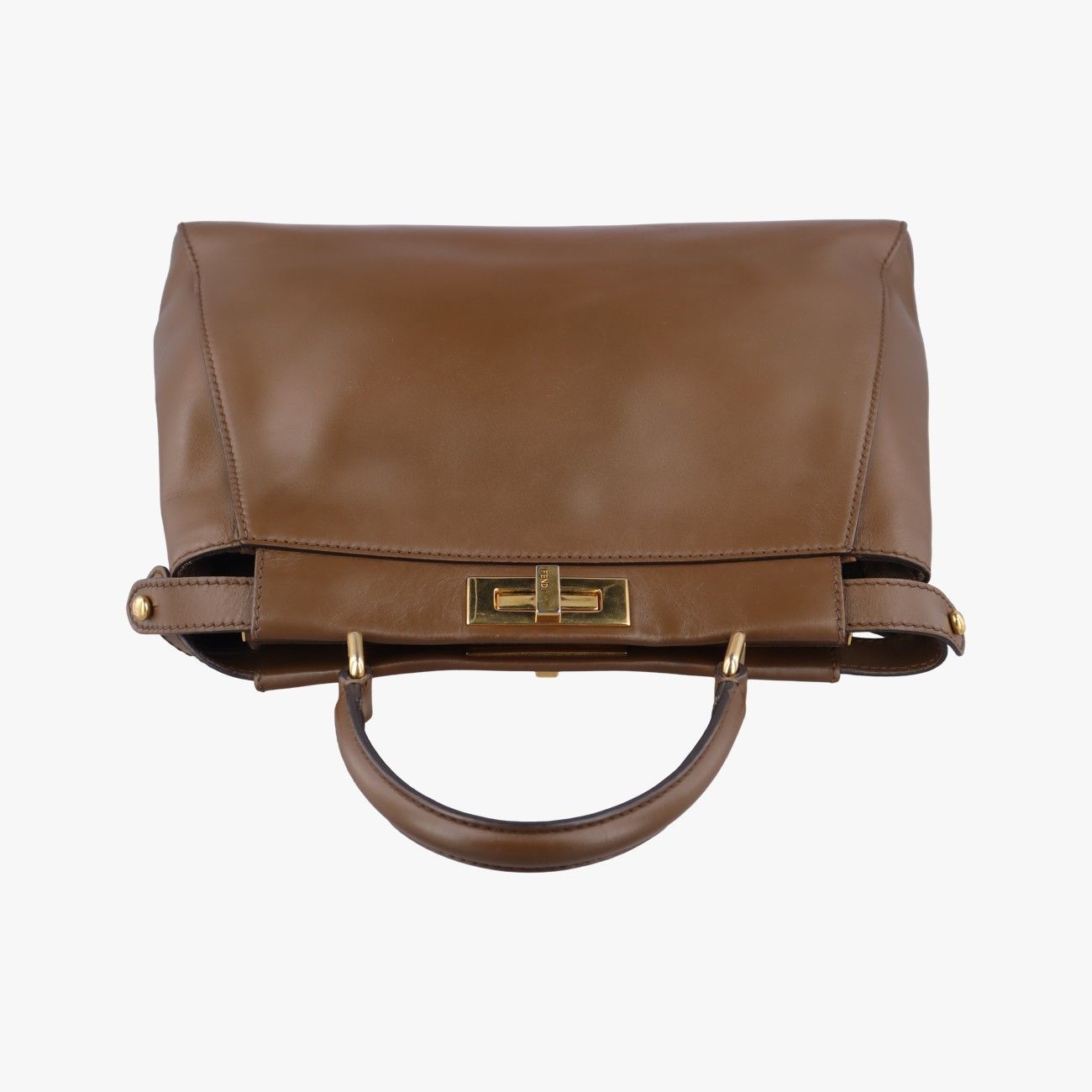 FENDI フェンディ ピーカブー ミディアム ブラウン キャメル フェンディFendiピーカブーブラウンレザー8BN2268BN226-Q4J-139