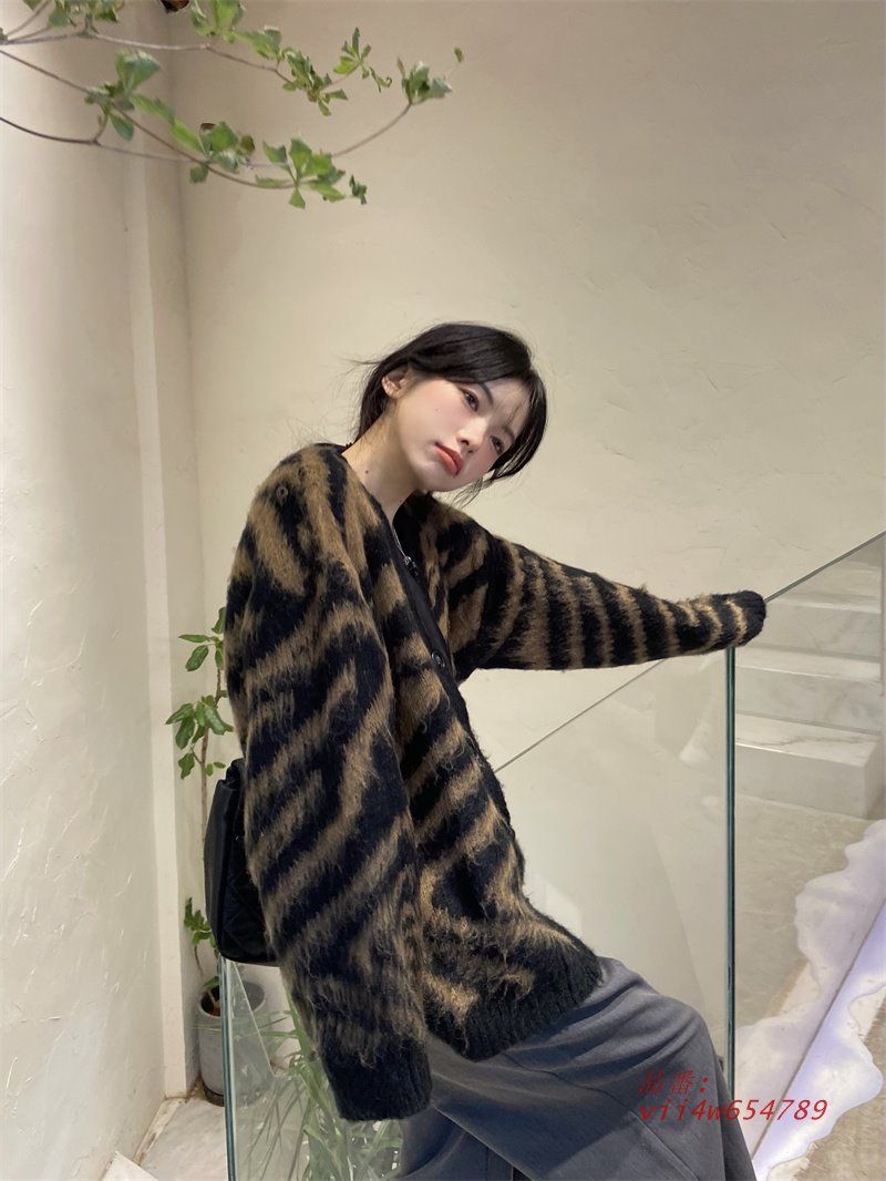 ニットパーカー長袖韓国ファッ