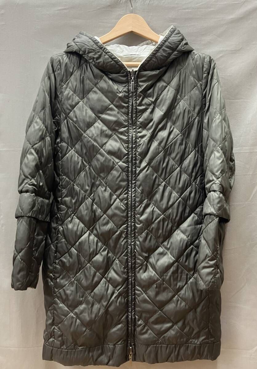 S MaxMara|エスマックスマーラ|キルティング|リバーシブル|オリーブ|ベージュ|94810627-070|サイズ36