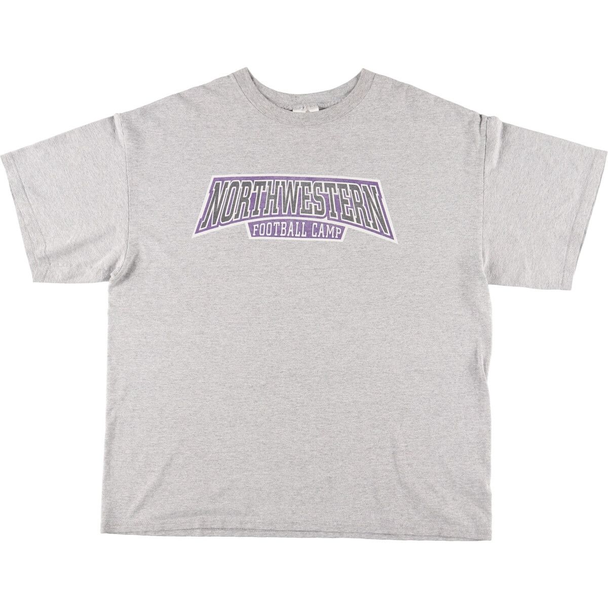 古着 アディダス adidas 両面プリント カレッジTシャツ メンズL/eaa431873