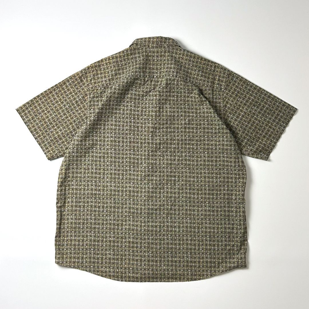 L.L.Bean 総柄オープンカラーシャツ XL 90s エルエルビーン 半袖