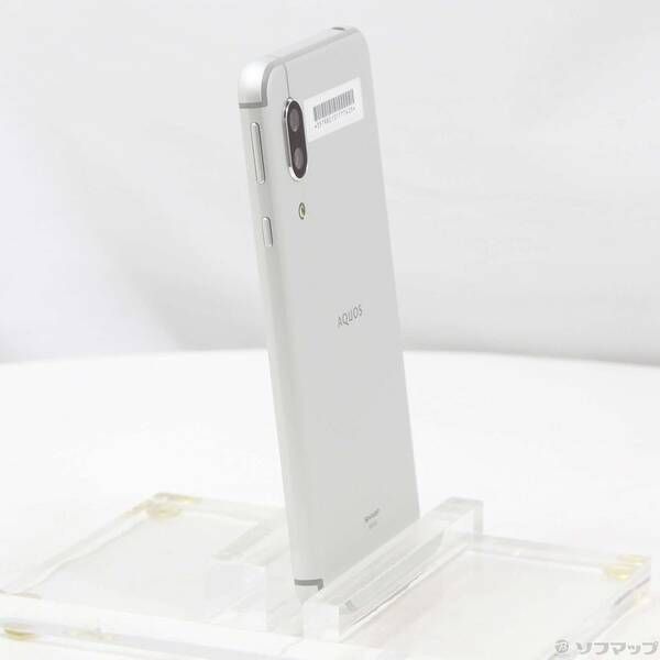 中古品〕 AQUOS sense3 64GB シルバーホワイト SHV45 au【269