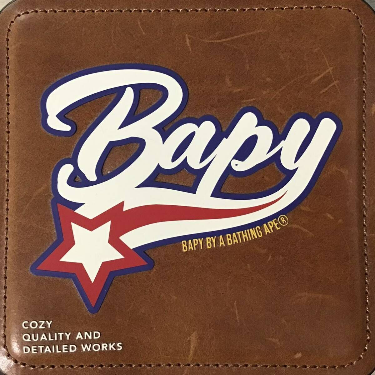 本革 BAPY ハンドバッグ a bathing ape BAPE BAG エイプ ベイプ ア 