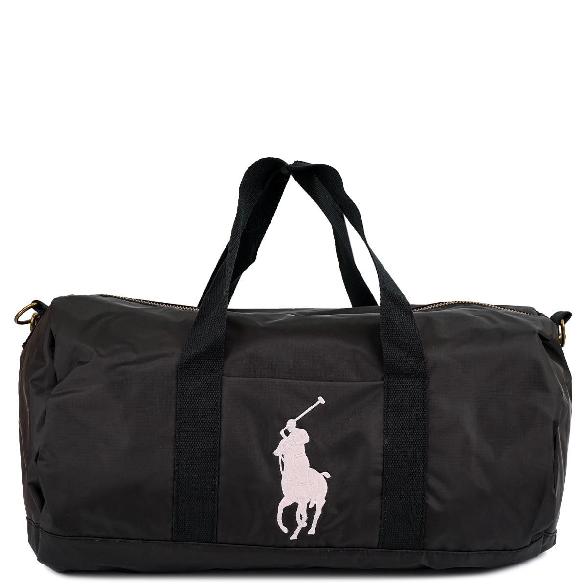 Polo Ralph Lauren ポロラルフローレン ボストンバッグ 4AR066 POLO BALLET DUFFLE レディース 女性 メンズ 男性 ジュニア ユニセックス 男女兼用 G9O POLO BLACK/Pink ブラック×ピンク