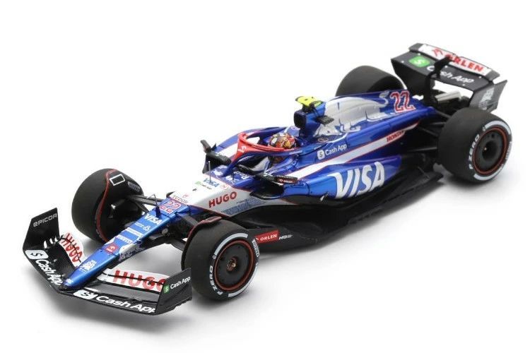 1/43 角田 サウジアラビア spark RB VCARB 01 HONDA #22 Tsunoda 2024