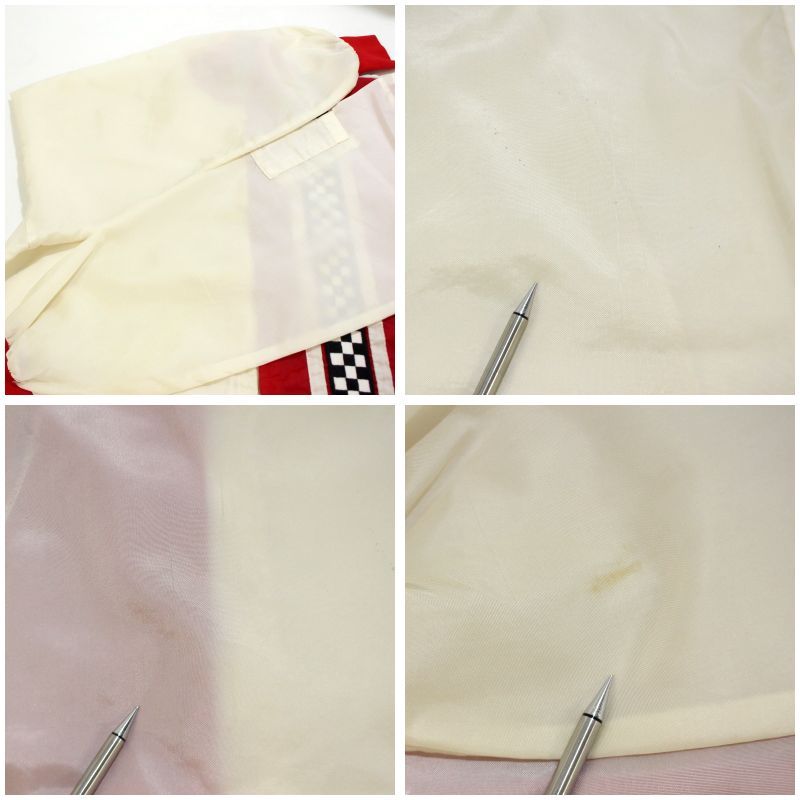70s vintage チェッカーフラッグ ナイロン レーシングジャケット