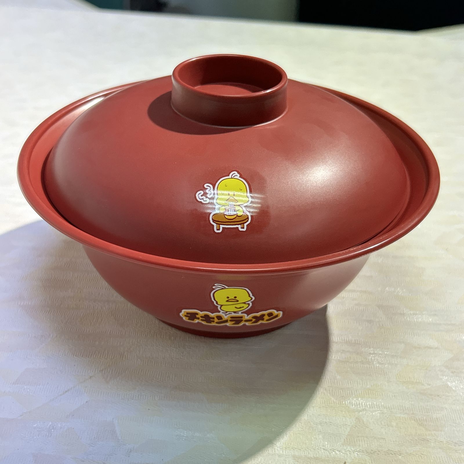 チキンラーメン 復刻版 ひよこちゃん 蓋つき どんぶり（ラーメン無し