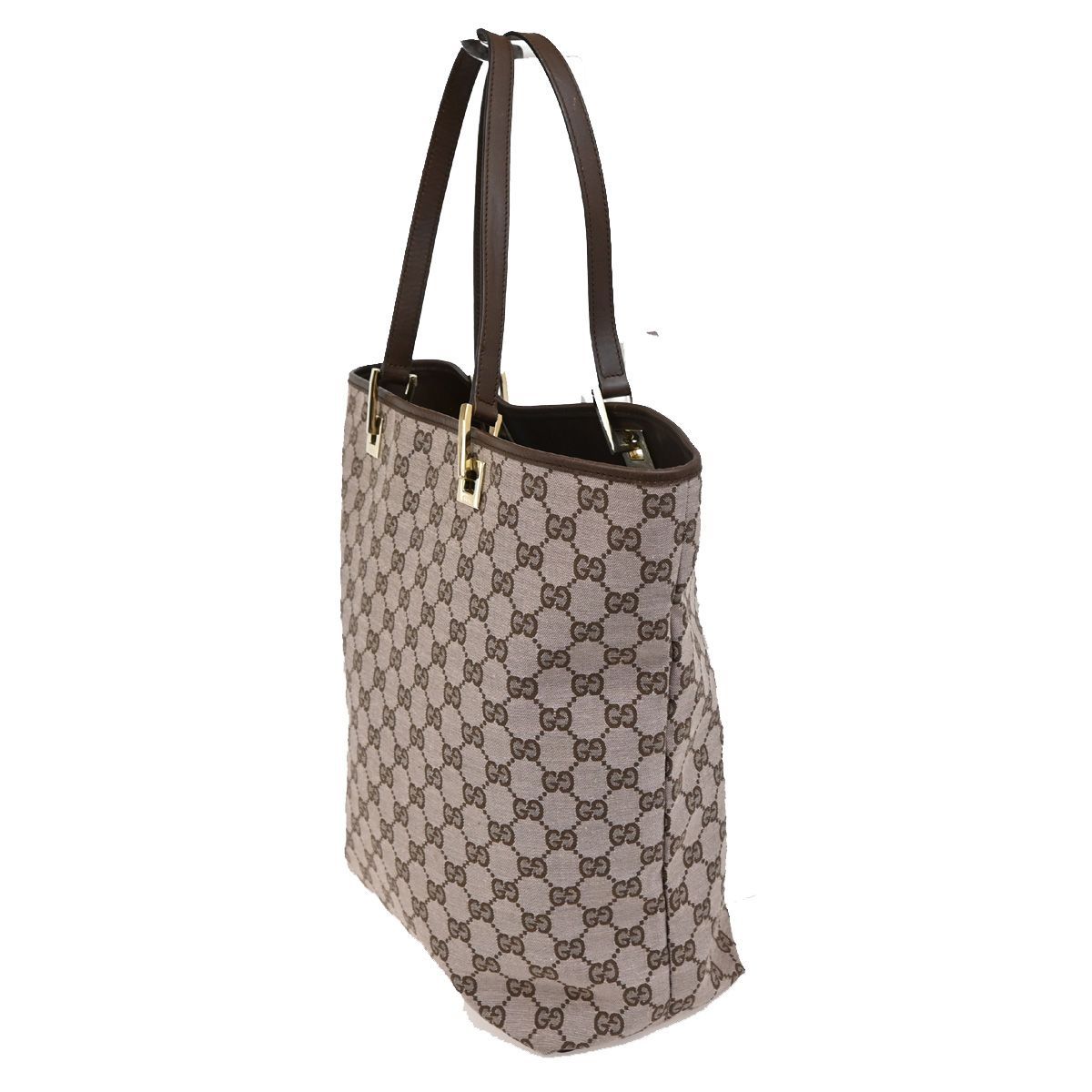 GUCCI グッチ ショルダーバッグ GG柄 キャンバス レザー 69KA777