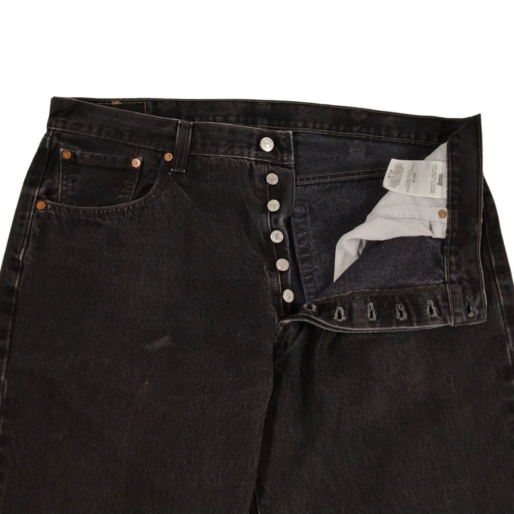 LEVIS リーバイス 501 ブラック 後染め ビッグサイズ デニム