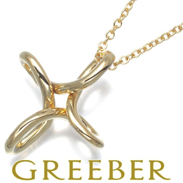 ティファニー ネックレス インフィニティ クロス K18YG #165793 - メルカリ 