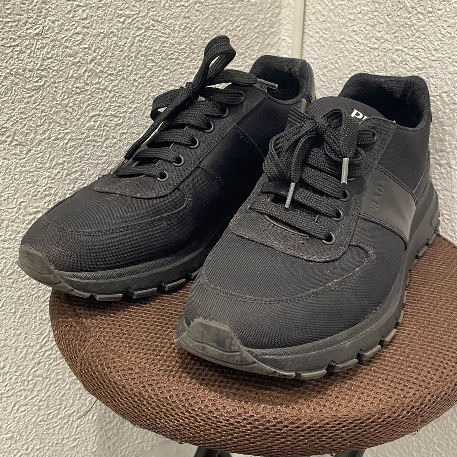 PRADA プラダ PRAX 01 スニーカー size8 2/1【表参道t0】
